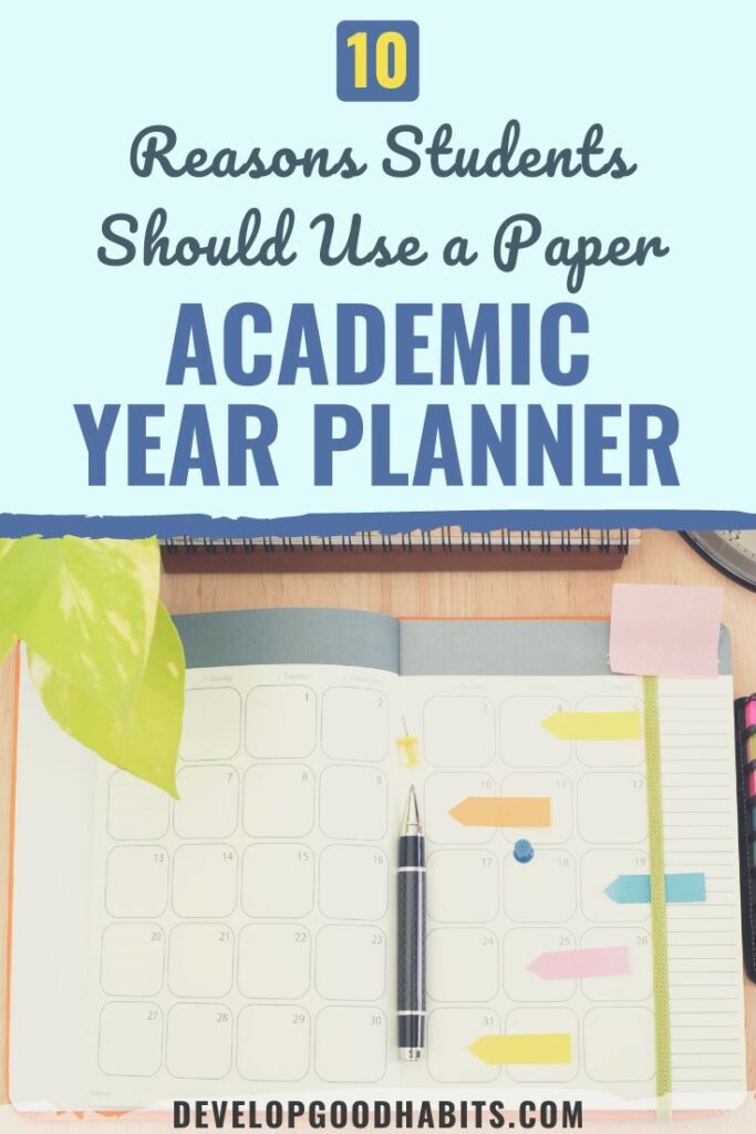 academic year planner | daily planner | academic planner