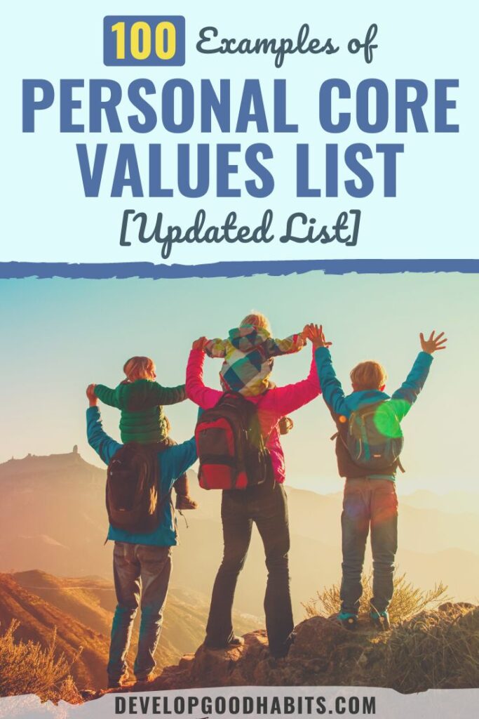 personal core values | personal core values list | why personal core values are important