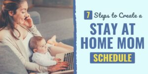 stay at home mom schedule | stay at home mom daily schedule template | stay at home mom schedule printable