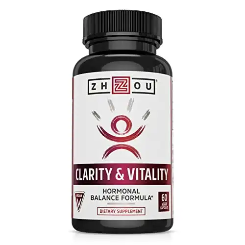 Zhou Clarity and Vitality (formerly DHEA) 50 mg, Hormonal Balance Formula for Women & Men