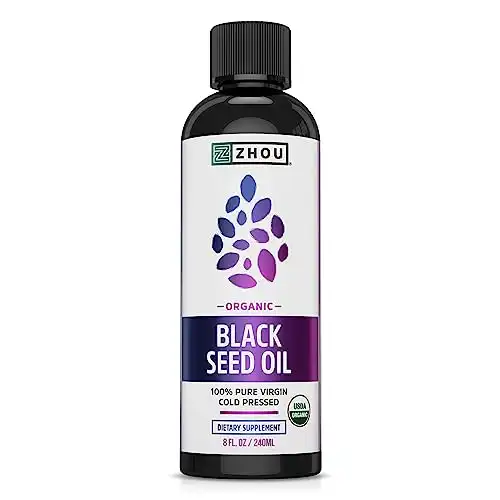 Zhou Organic Black Seed Oil | 100% Virgin Cold Pressed