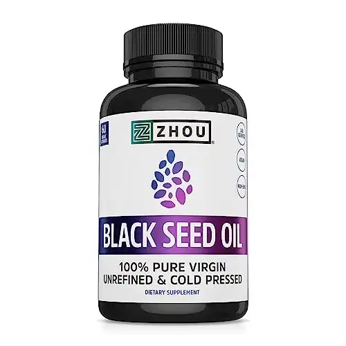 Zhou Nutrition Black Seed Oil Capsules