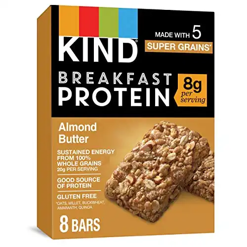 KIND Breakfast Protein Bars, Almond Butter, Healthy Snacks, Gluten Free
