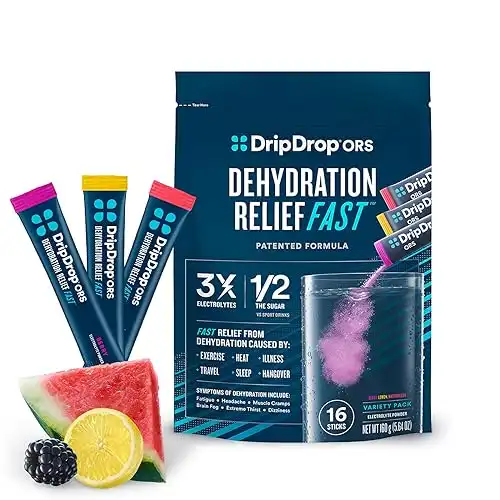 DripDrop ORS - Electrolyte Powder For Dehydration Relief Fast