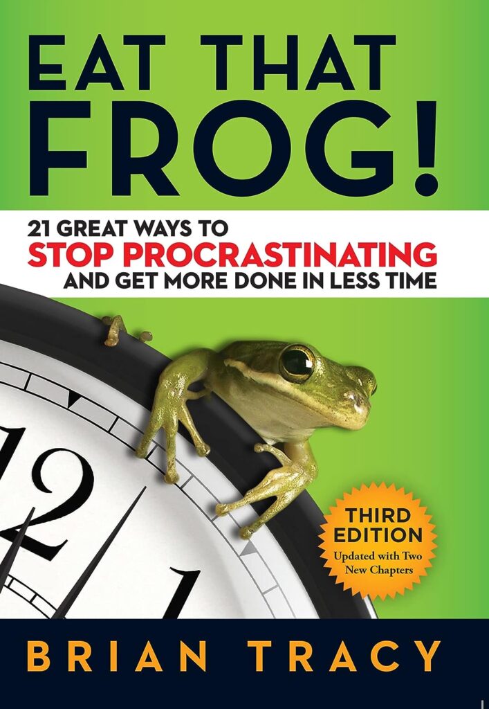 Eat That Frog! by Brian Tracy | learning books | best books on learning