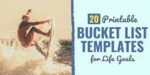 20 Printable Bucket List Templates for Life Goals travel bucket list template word | bucket list template google docs | bucket list template pinterest