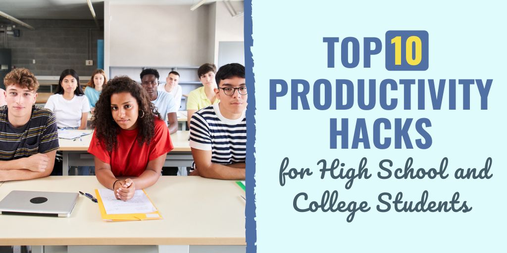 Discover game-changing productivity hacks for students to boost focus, manage time, and ace studies. Learn tips to stay organized and maximize efficiency. productivity hacks | study tips | student productivity | time management | study smarter | student organization | focus techniques | efficient studying | academic success | study habits