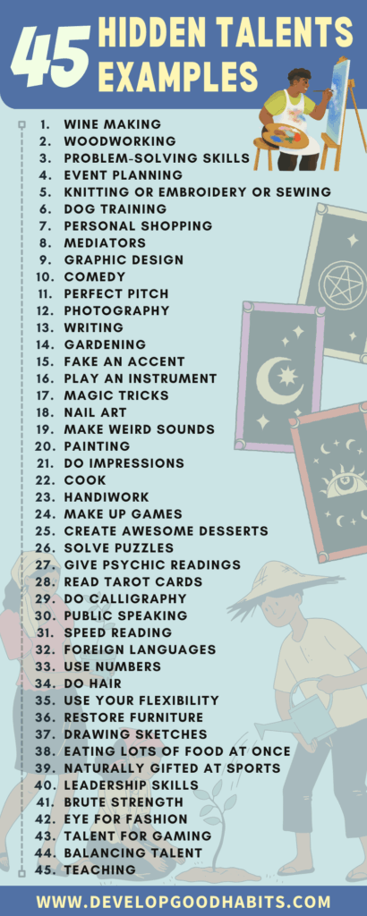 What's your hidden talent | How to find your hidden talent | secret talents | hidden talents list | unique hidden talents list | hidden talents examples | hidden talent ideas