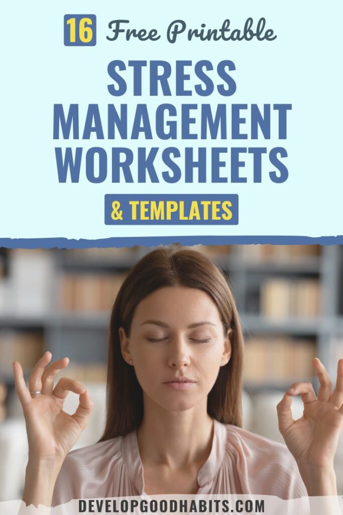 stress management worksheets | stress management templates | free stress management worksheets